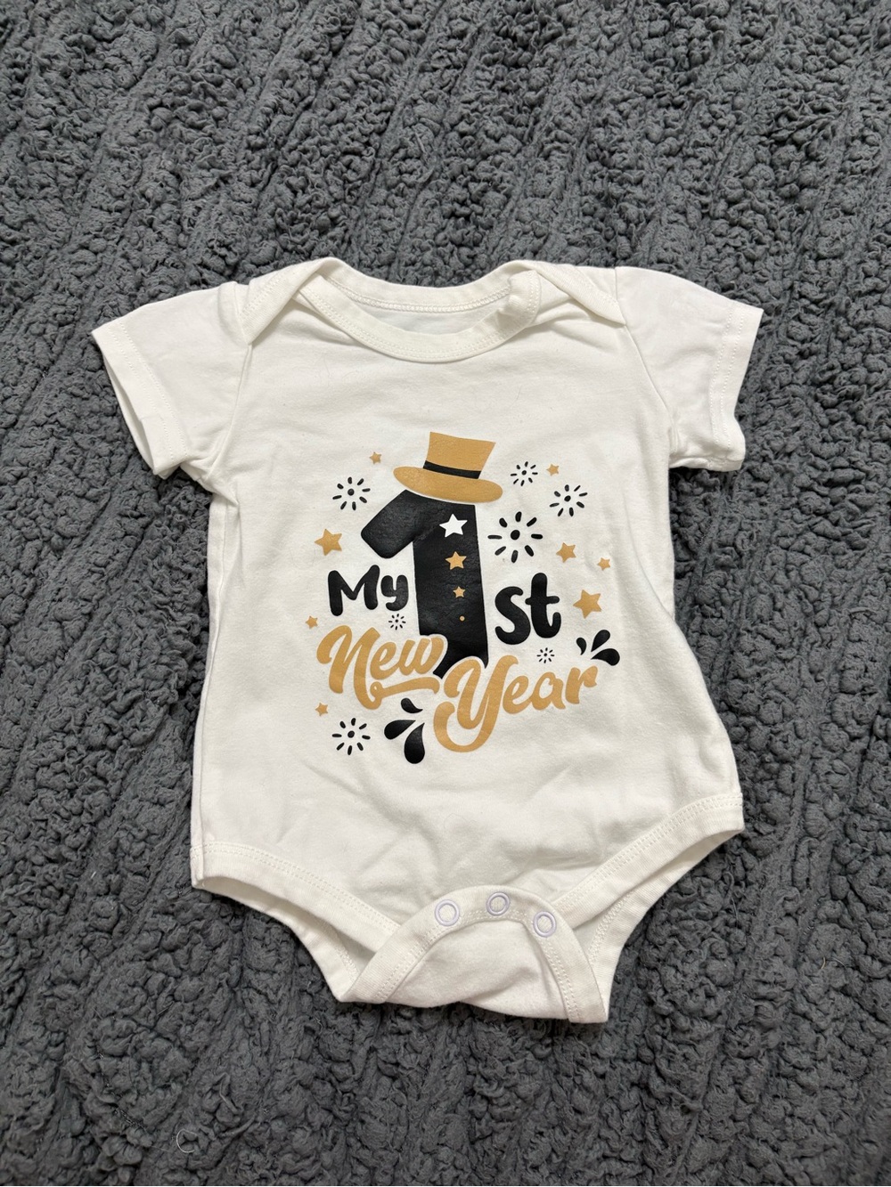 UNBRANDED | 'My 1st New Year' Baby One-Piece